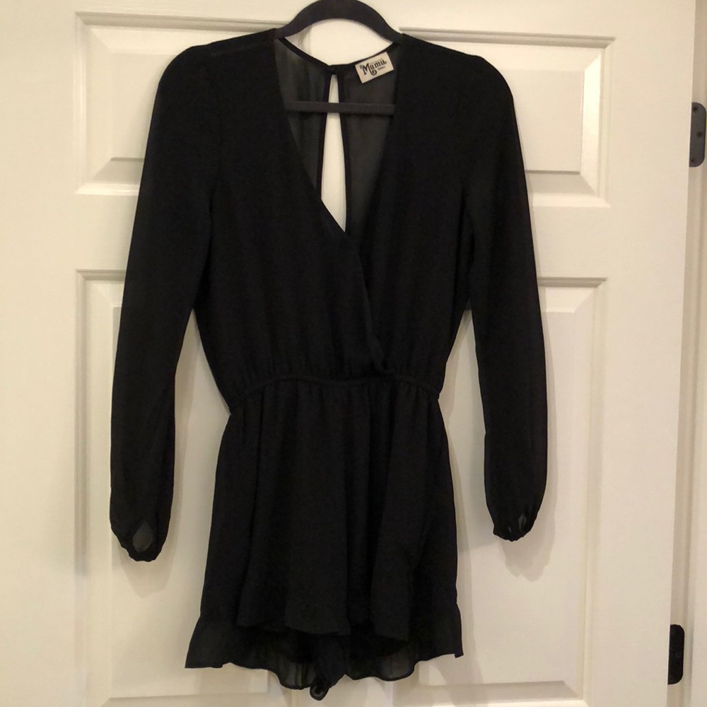 Show Me Your Mumu Black Romper